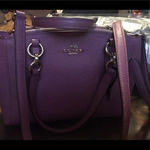 Coach Mauve Mini Christie New No Tags